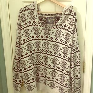 Natural Reflections Fair Isle hoodie